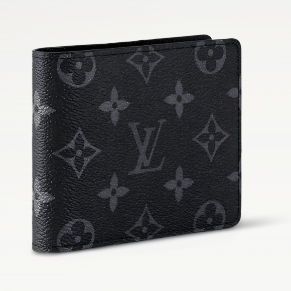Louis Vuitton Men’s Black Monogram Eclipse Multiple Bifold Wallet M61695 (NWT) - Picture 3 of 10